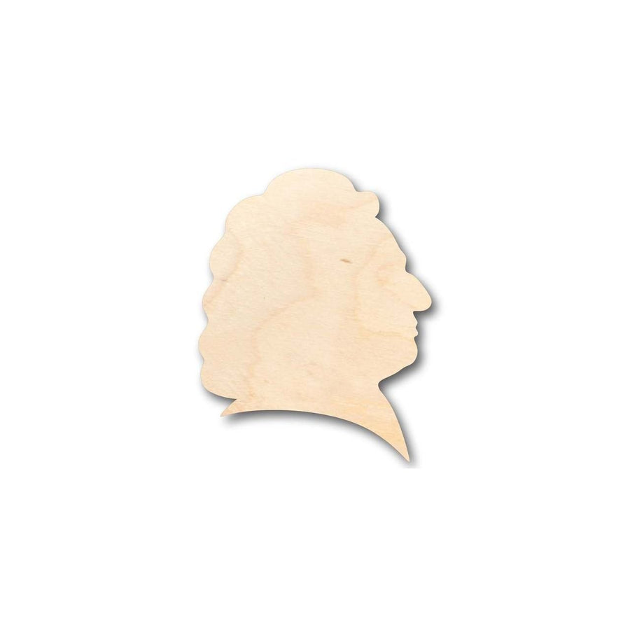 Unfinished Wood Bach Shape - Music - History - Craft - up to 46" DIY - NameSigns.com