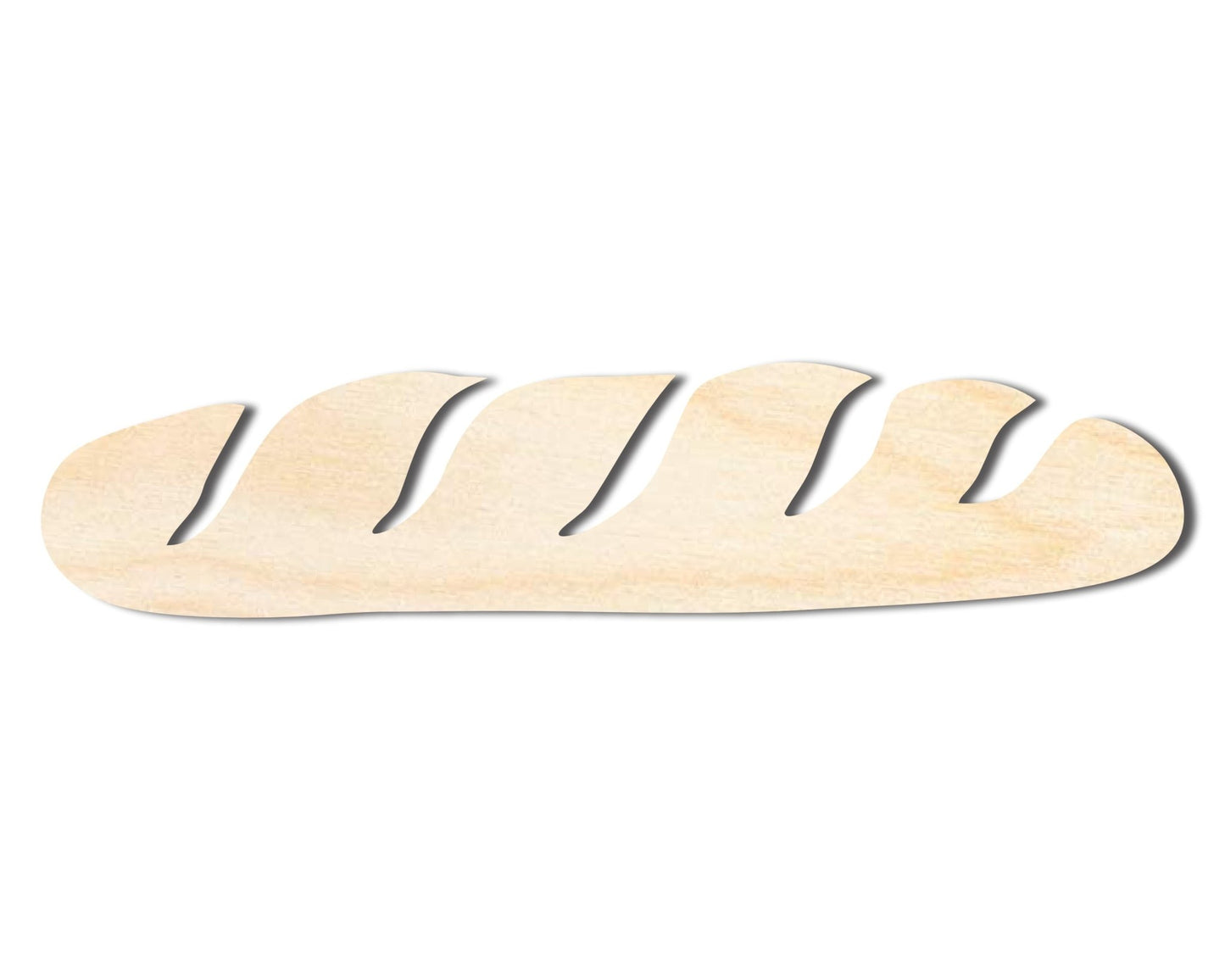 Unfinished Wood Baguette Shape | DIY Craft Cutout | up to 46" DIY - NameSigns.com