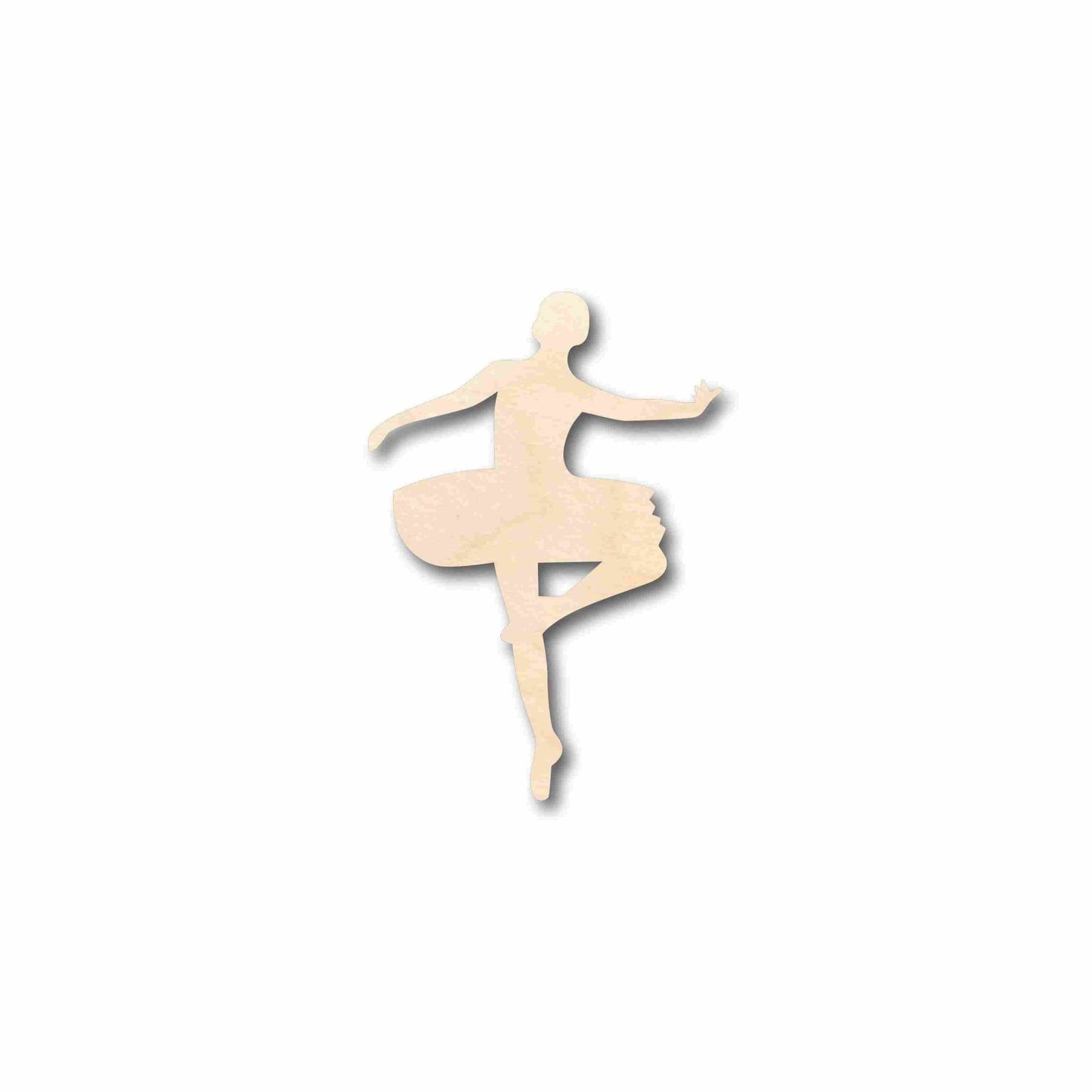 Unfinished Wood Ballerina Silhouette - Craft - up to 46" DIY - NameSigns.com