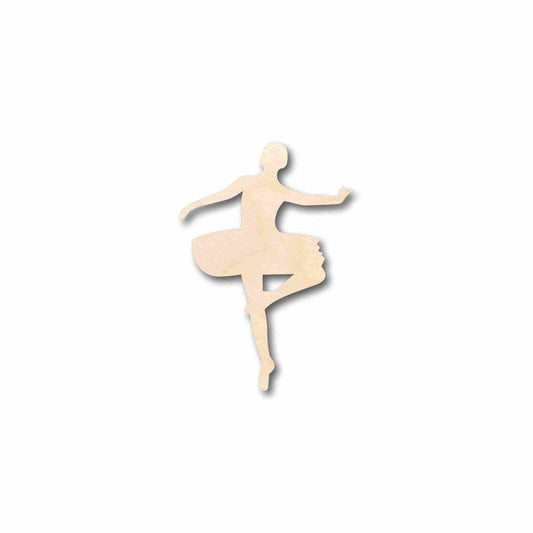 Unfinished Wood Ballerina Silhouette - Craft - up to 46" DIY - NameSigns.com