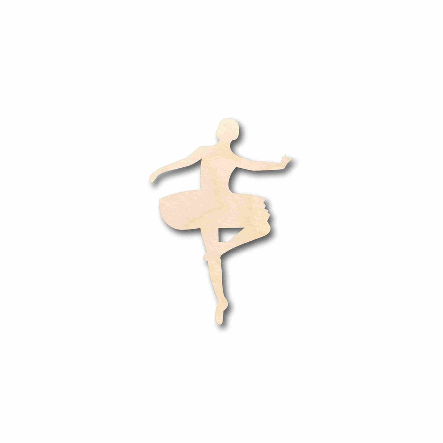 Unfinished Wood Ballerina Silhouette - Craft - up to 46" DIY - NameSigns.com