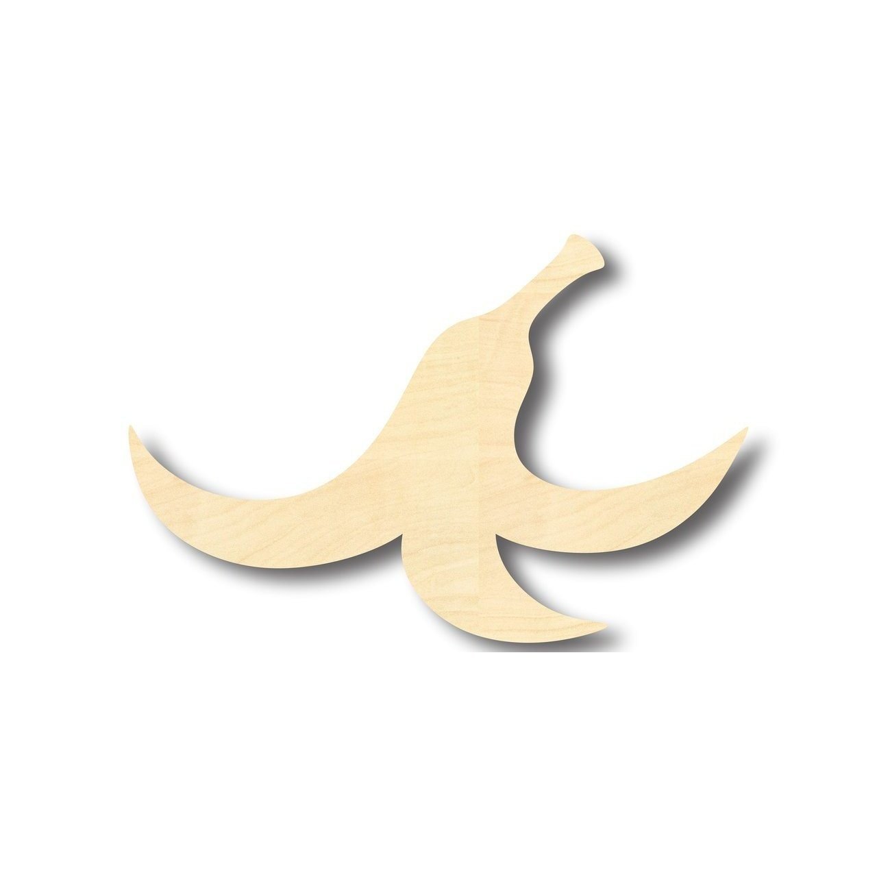 Unfinished Wood Banana Peel Shape - Fruit - Craft - up to 46" DIY - NameSigns.com