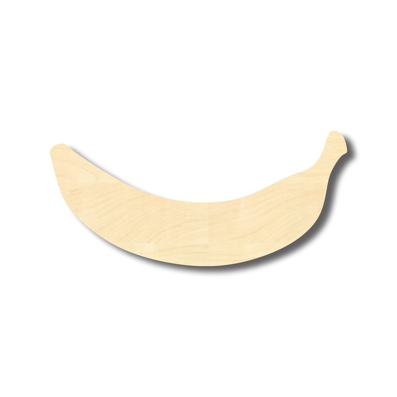 Unfinished Wood Banana Shape - Fruit - Craft - up to 46" DIY - NameSigns.com