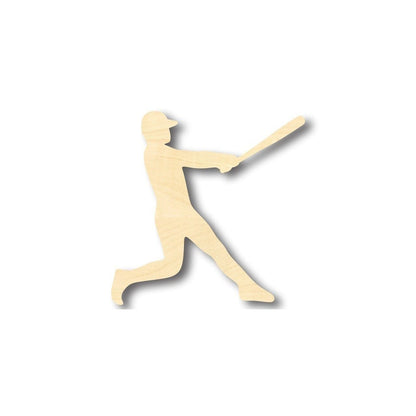 Unfinished Wood Baseball Player Shape - Sports - Kids Room Decor - up to 46" DIY - NameSigns.com