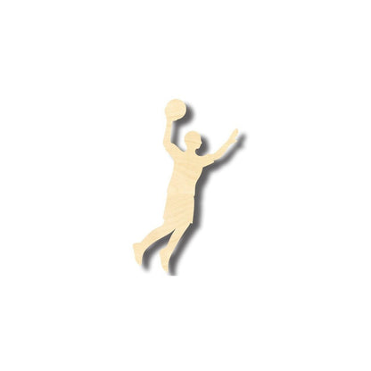 Unfinished Wood Basketball Player Shape - Sports - Kids Room Decor - up to 46" DIY - NameSigns.com