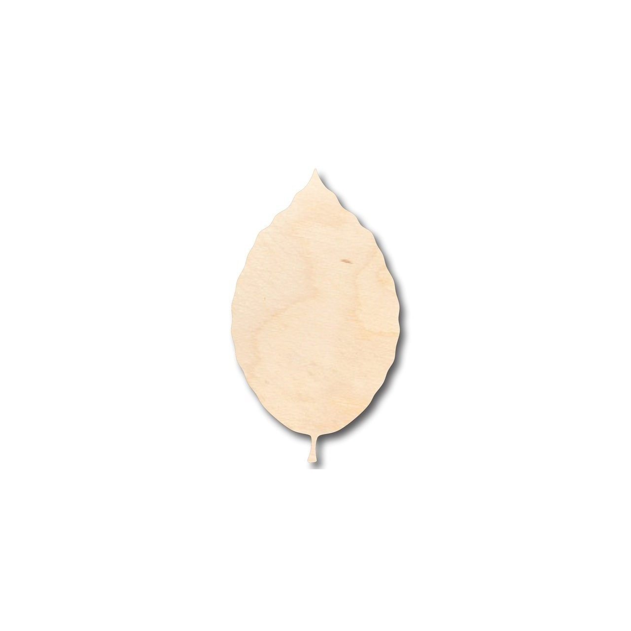 Unfinished Wood Beech Leaf Shape - Craft - up to 46" DIY - NameSigns.com
