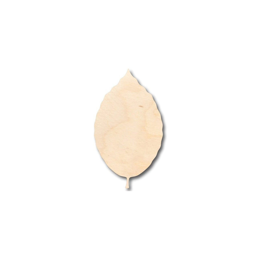 Unfinished Wood Beech Leaf Shape - Craft - up to 46" DIY - NameSigns.com