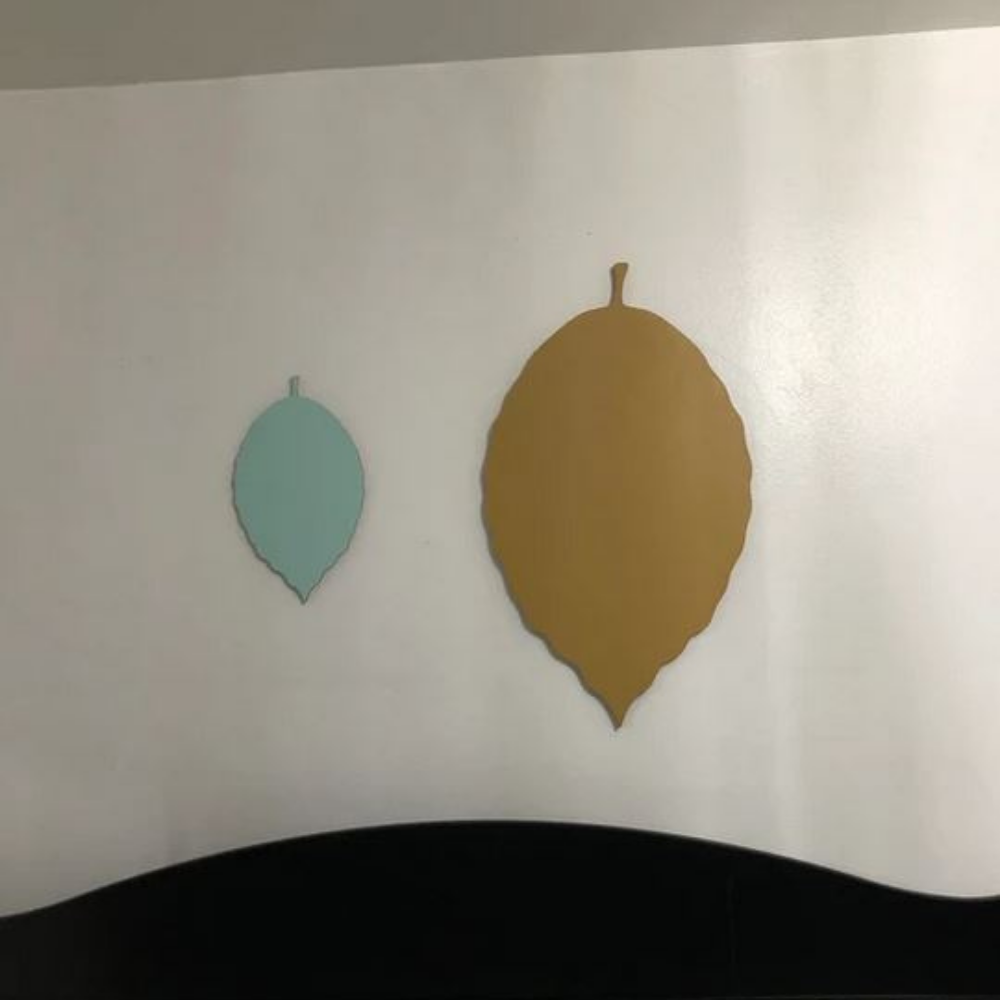 Unfinished Wood Beech Leaf Shape - Craft - up to 46" DIY - NameSigns.com