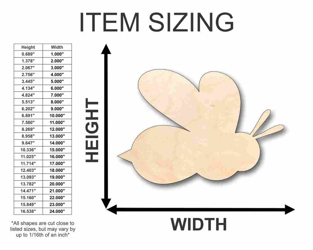 Unfinished Wood Beta Fish Pet Shape - Ocean - Aquarium - Craft - up to 46" DIY - NameSigns.com