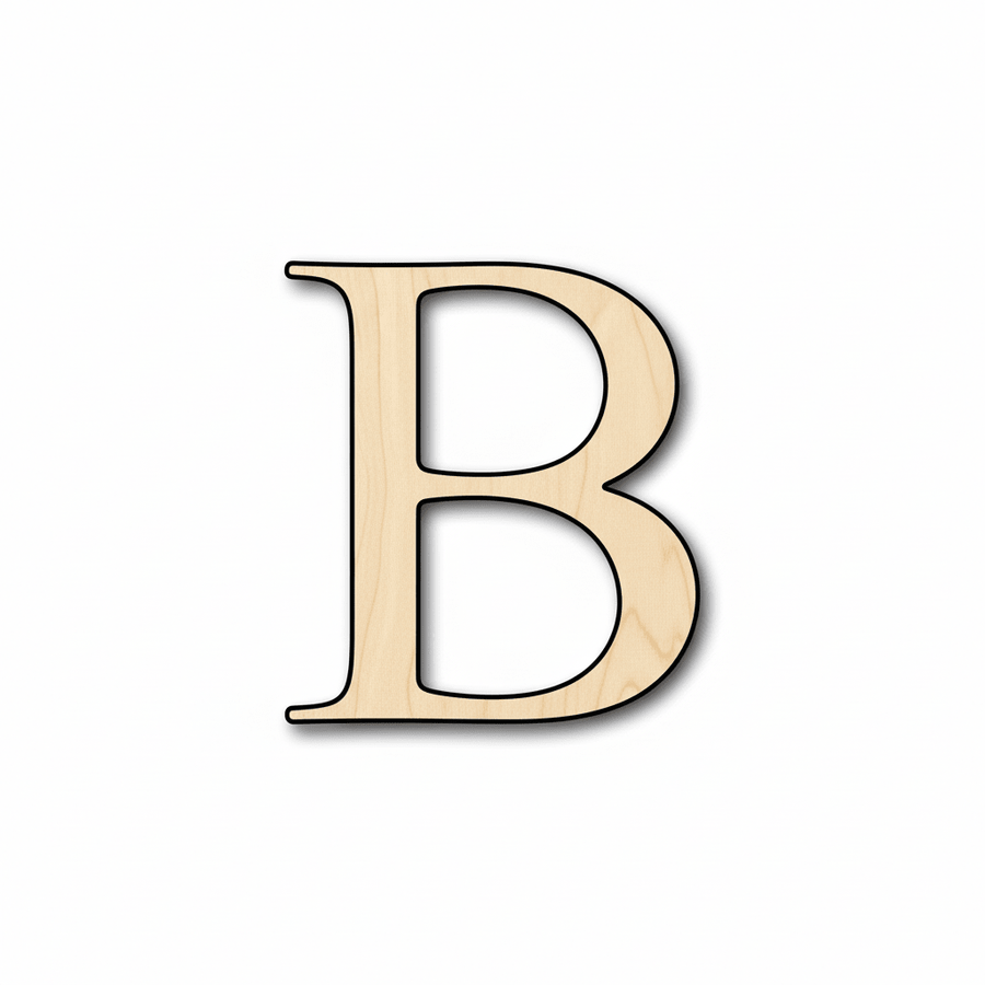 Unfinished Wood Beta Silhouette - Craft - up to 46" DIY - NameSigns.com