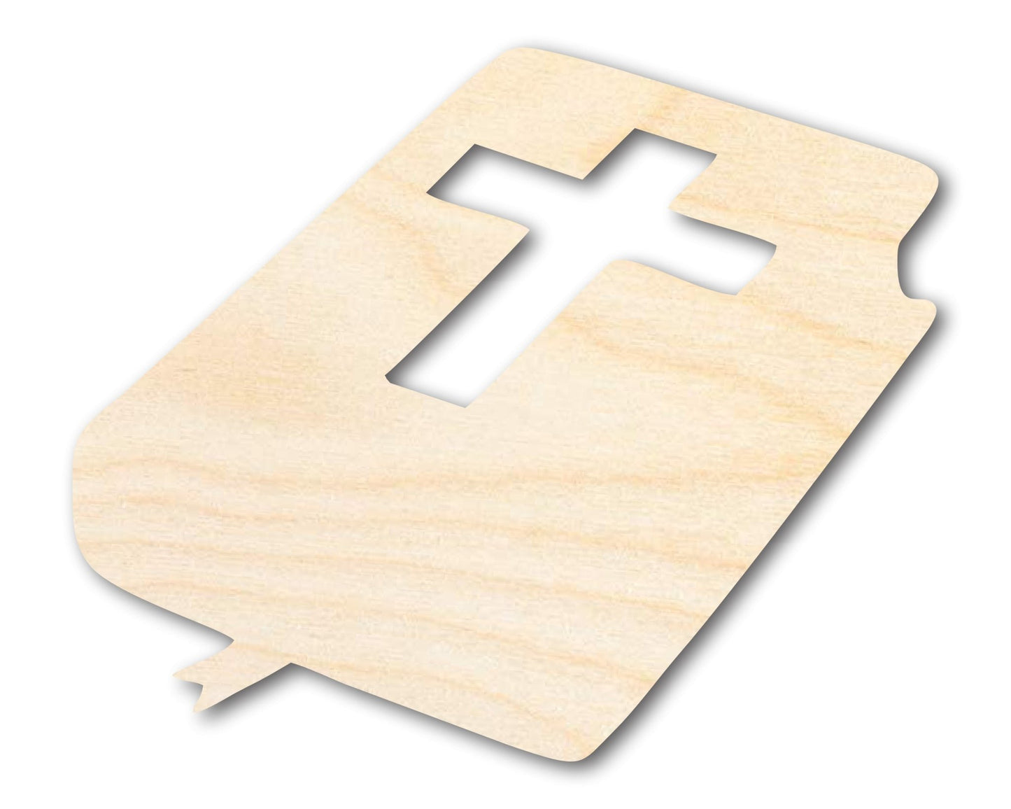 Unfinished Wood Bible Shape | DIY Craft Cutout | up to 46" DIY - NameSigns.com