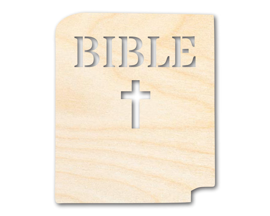 Unfinished Wood Bible Shape | DIY Craft Cutout | up to 46" DIY - NameSigns.com