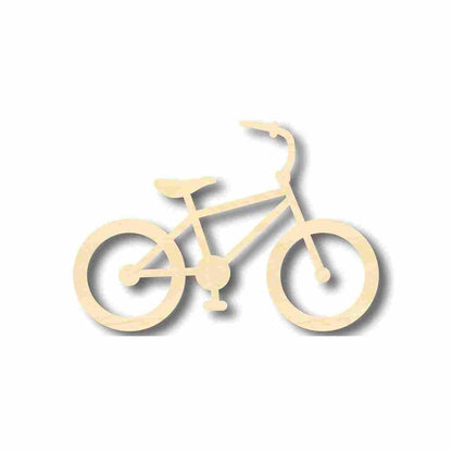 Unfinished Wood Bicycle Bike Shape - Craft - up to 46" DIY - NameSigns.com