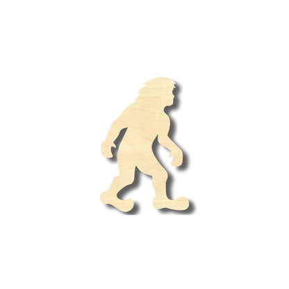 Unfinished Wood Bigfoot Shape - Craft - up to 46" DIY - NameSigns.com
