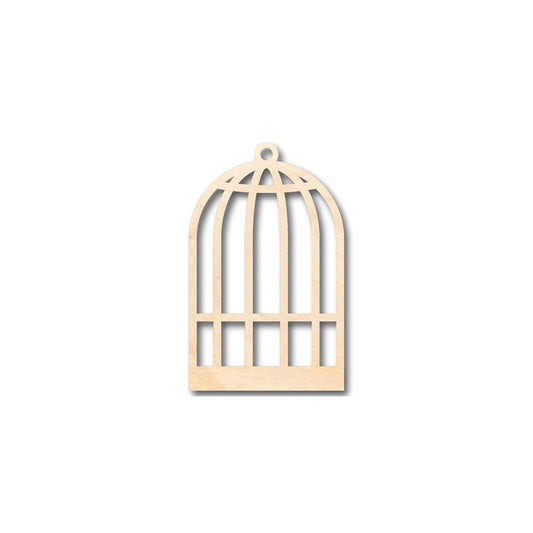 Unfinished Wood Birdcage Shape - Craft - up to 46" DIY - NameSigns.com
