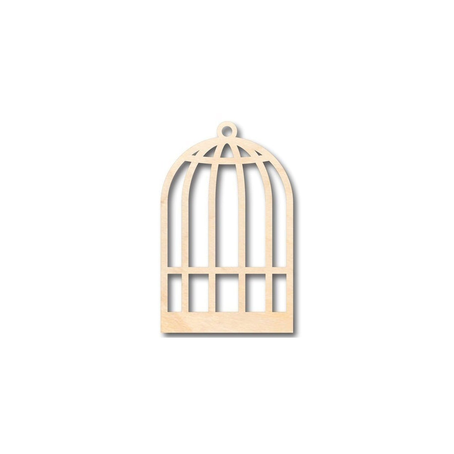 Unfinished Wood Birdcage Shape - Craft - up to 46" DIY - NameSigns.com