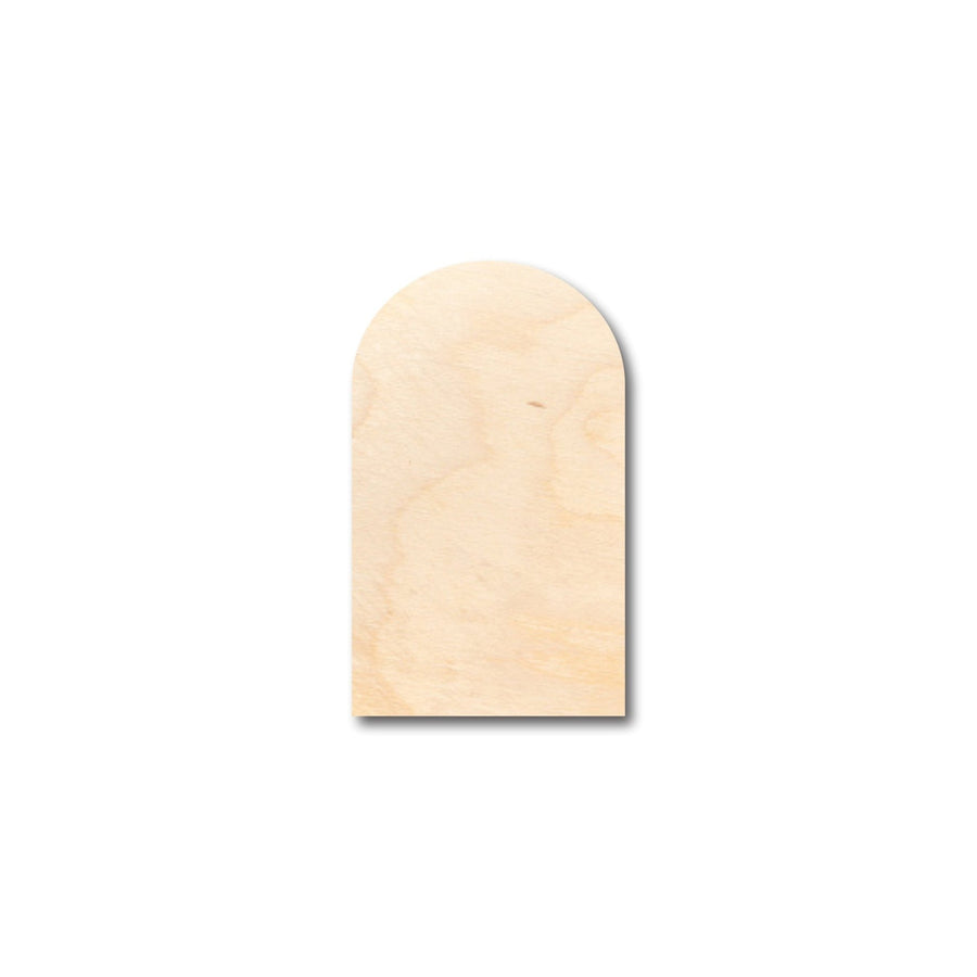 Unfinished Wood Blank Tombstone Shape - Craft - up to 46" DIY - NameSigns.com