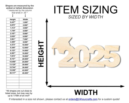 Unfinished Wood Block 2025 Shape | DIY Craft Cutout | up to 46" DIY - NameSigns.com