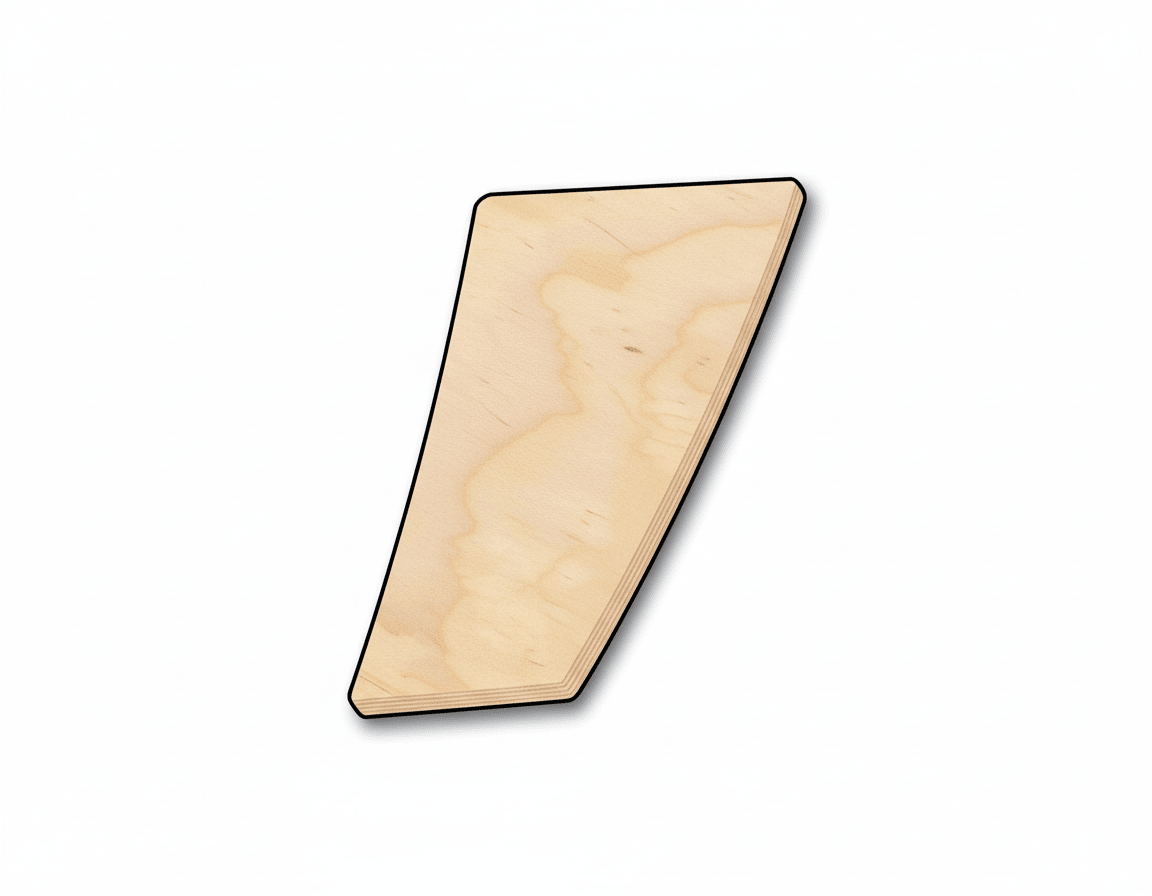 Unfinished Wood Block Symbol Comma - Craft - up to 46" DIY - NameSigns.com