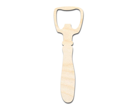 Unfinished Wood Bottle Opener Shape | DIY Craft Cutout | up to 46" DIY - NameSigns.com