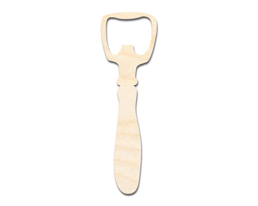 Unfinished Wood Bottle Opener Shape | DIY Craft Cutout | up to 46" DIY - NameSigns.com