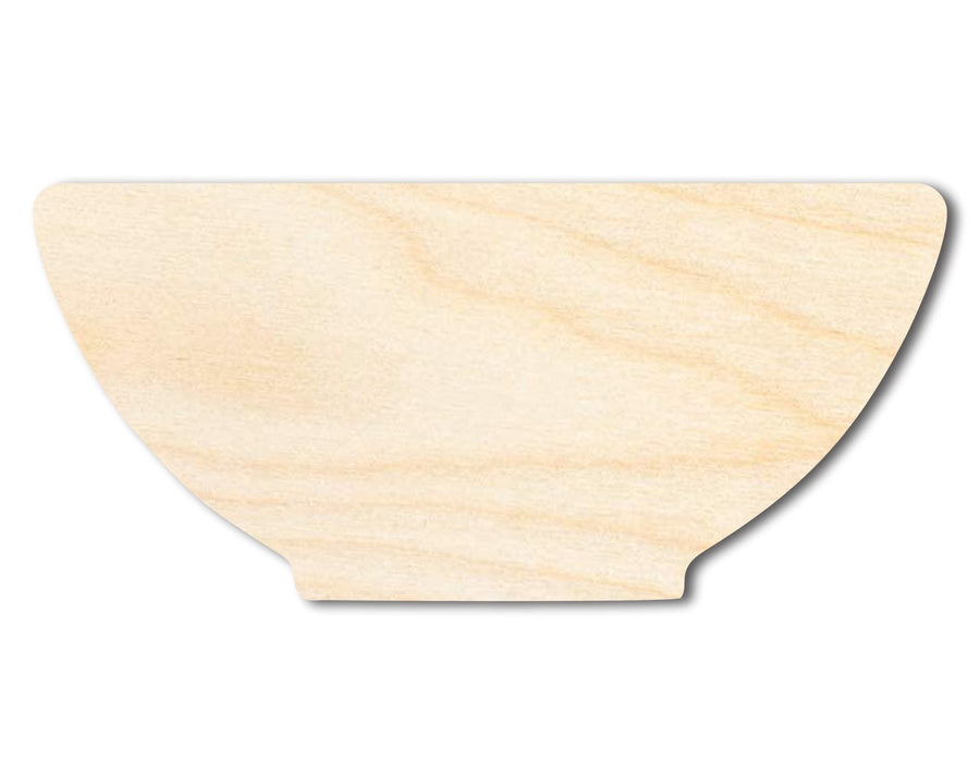 Unfinished Wood Bowl Shape - Kitchen Craft - up to 46" DIY - NameSigns.com