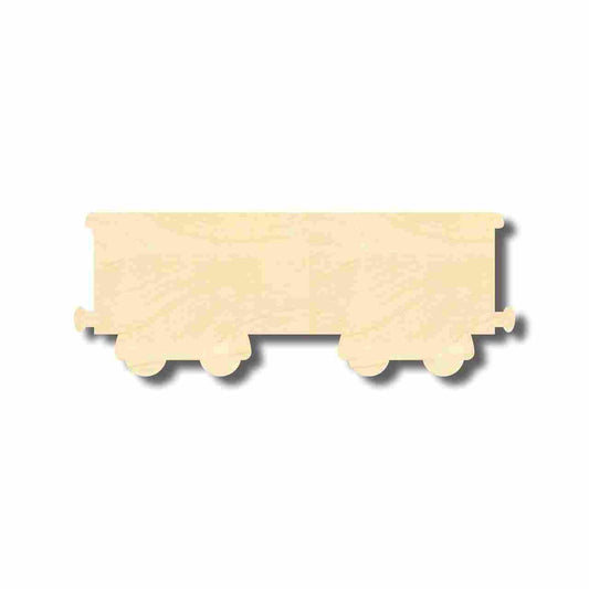 Unfinished Wood Boxcar Train Shape - Craft - up to 46" DIY - NameSigns.com