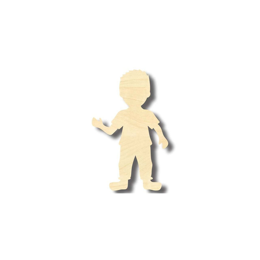 Unfinished Wood Boy Cut Out Shape - Room Decor - Craft - up to 46" DIY - NameSigns.com