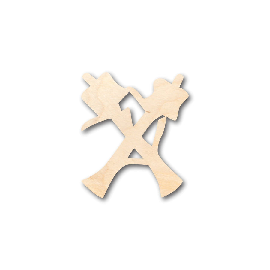 Unfinished Wood Branch Stick Smores Shape - Craft - up to 46" DIY - NameSigns.com