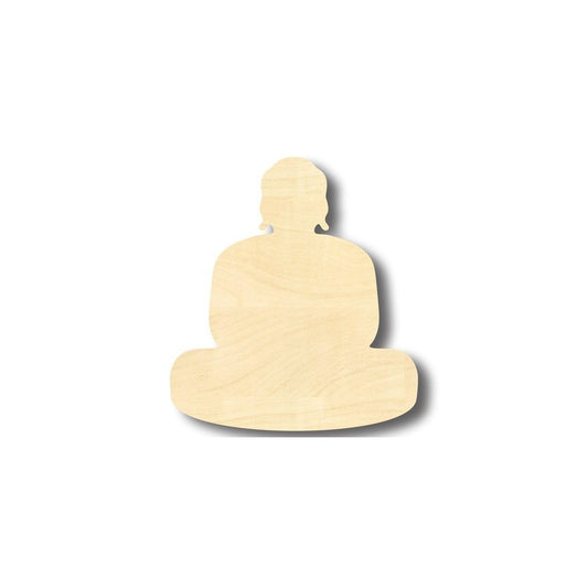 Unfinished Wood Buddha Shape - Religion - Craft - up to 46" DIY - NameSigns.com