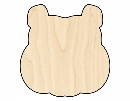 Unfinished Wood Bulldog Mascot Shape | DIY Craft Cutout | up to 46" DIY - NameSigns.com
