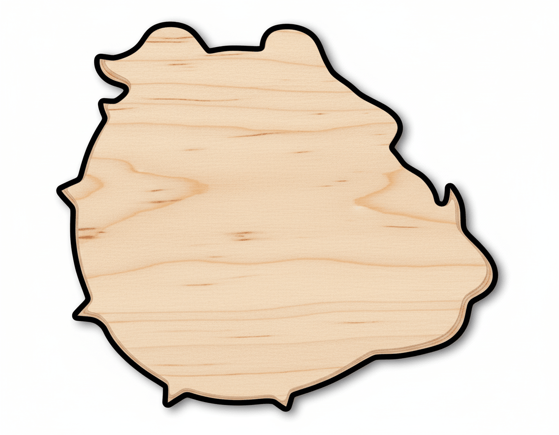 Unfinished Wood Bulldog Mascot Shape | DIY Craft Cutout | up to 46" DIY - NameSigns.com