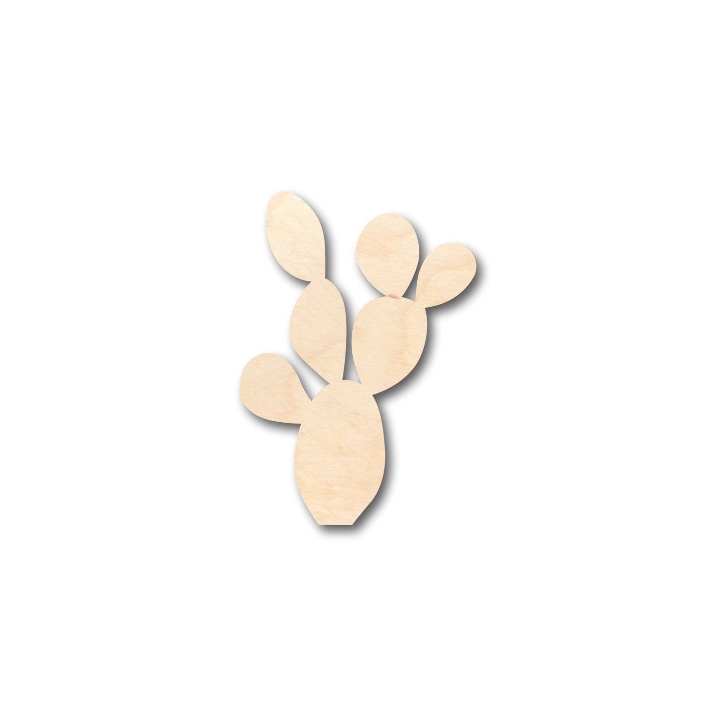 Unfinished Wood Cactus Shape - Craft - up to 46" DIY - NameSigns.com