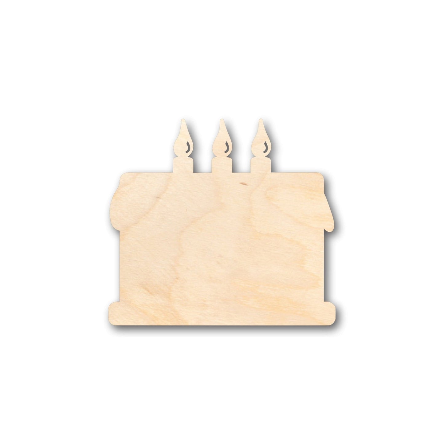 Unfinished Wood Cake Shape - Craft - up to 46" DIY - NameSigns.com