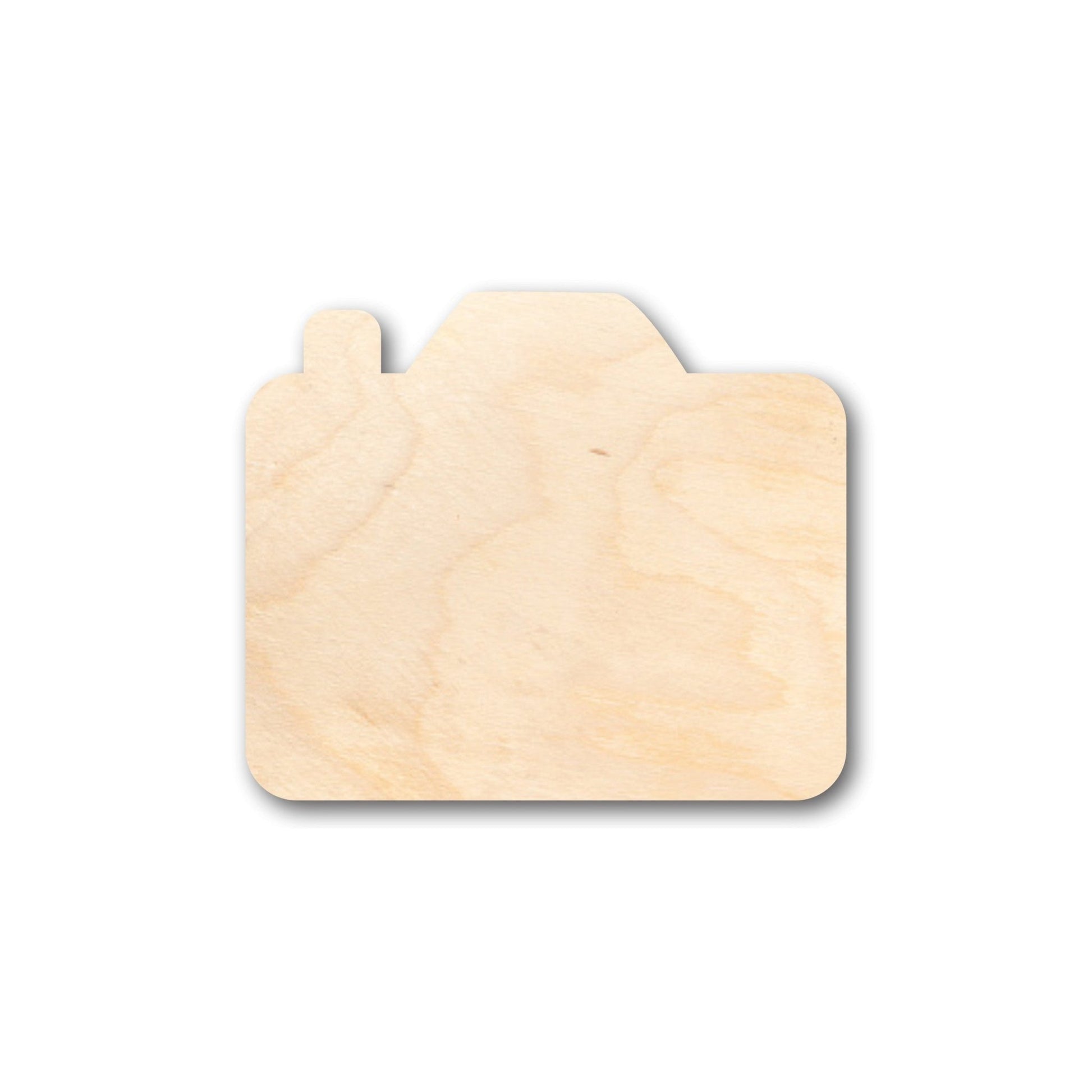 Unfinished Wood Camera Shape - Craft - up to 46" DIY - NameSigns.com