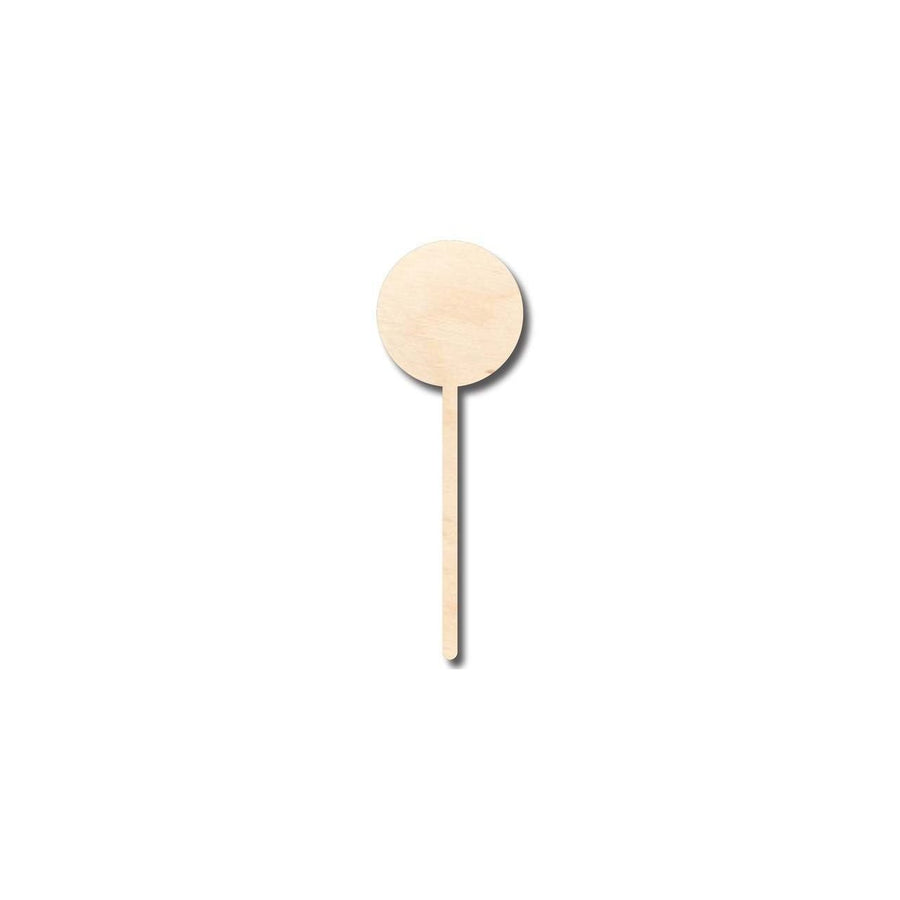 Unfinished Wood Candy Lollipop Shape - Craft - up to 46" DIY - NameSigns.com