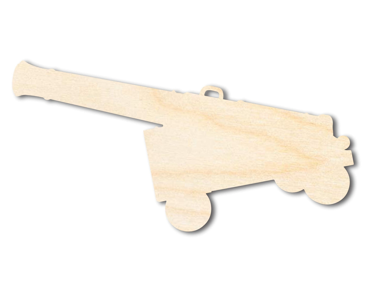 Unfinished Wood Cannon Shape | DIY Craft Cutout | up to 46" DIY - NameSigns.com