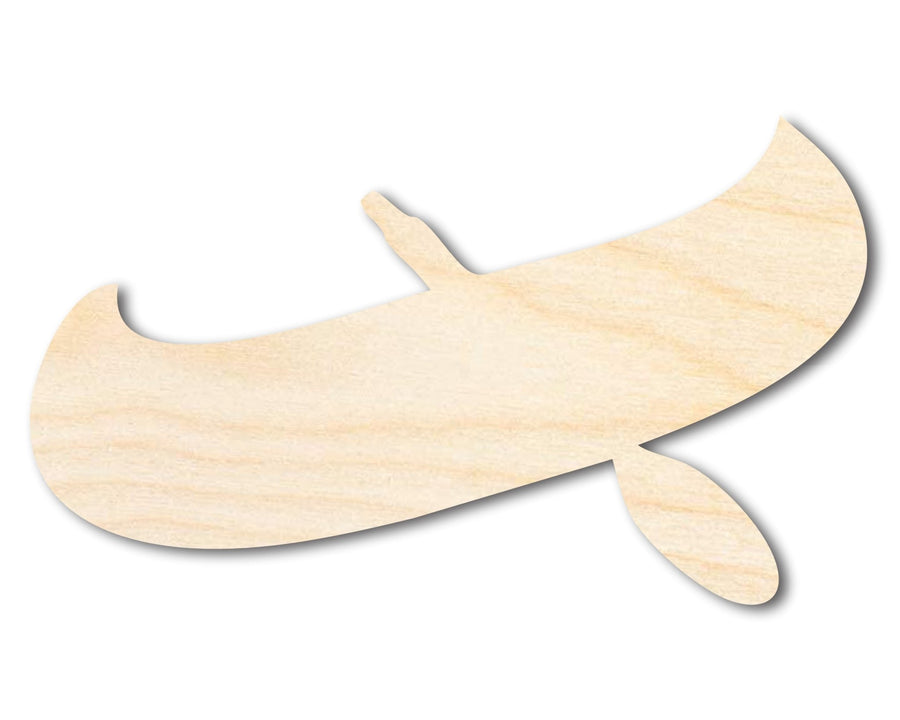 Unfinished Wood Canoe Shape | Native American | Craft Cutout | up to 46" DIY - NameSigns.com