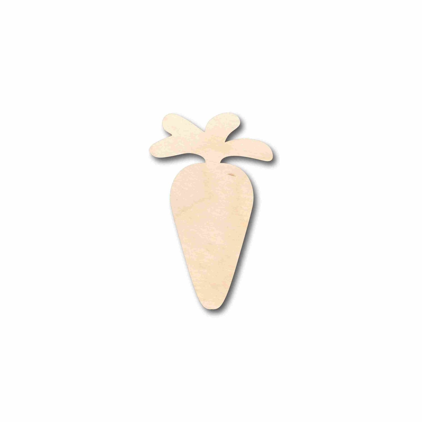 Unfinished Wood Carrot Silhouette - Craft - up to 46" DIY - NameSigns.com