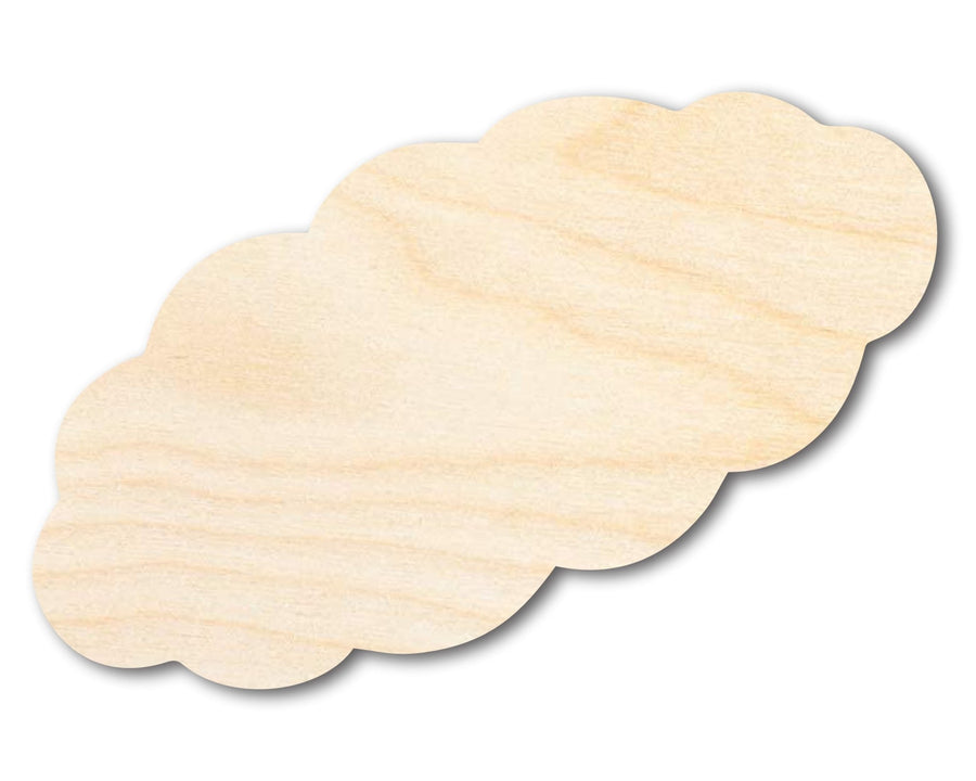 Unfinished Wood Challah Bread Shape | DIY Craft Cutout | up to 46" DIY - NameSigns.com