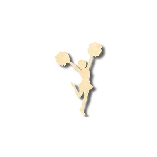Unfinished Wood Cheerleader Shape - Girl's Room Decor DIY - Craft - up to 46" DIY - NameSigns.com