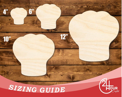 Unfinished Wood Chef Hat Shape | DIY Craft Cutout | up to 46" DIY - NameSigns.com