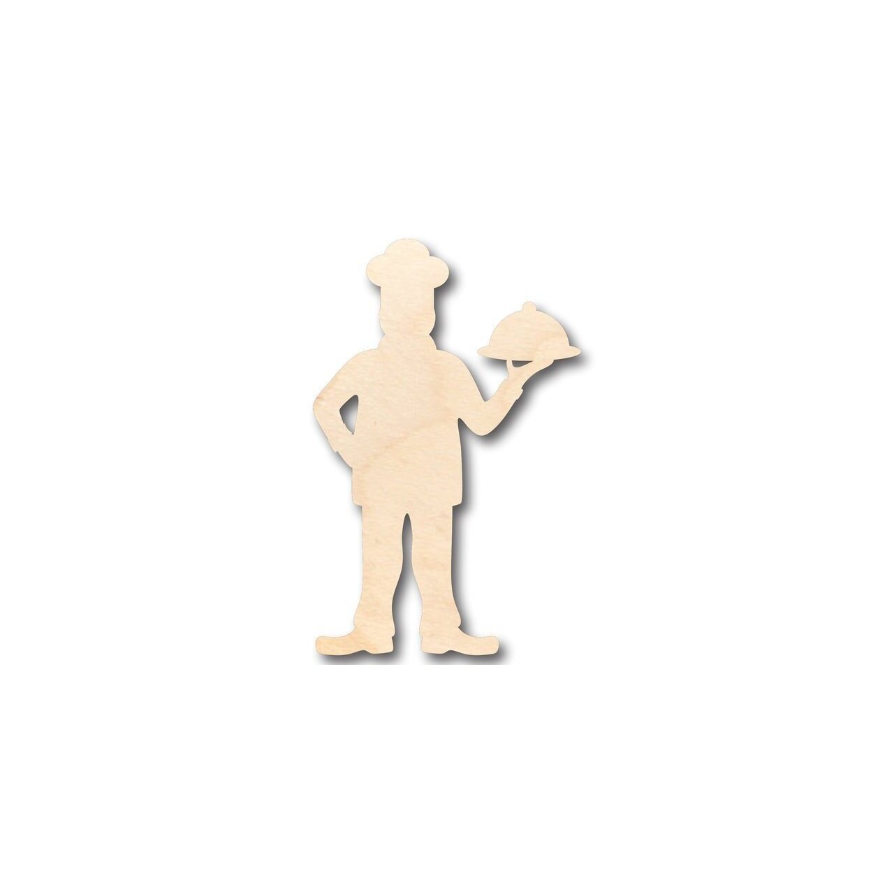 Unfinished Wood Chef Hat Shape - Kitchen - Craft - up to 46" DIY - NameSigns.com