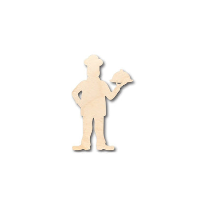 Unfinished Wood Chef Hat Shape - Kitchen - Craft - up to 46" DIY - NameSigns.com