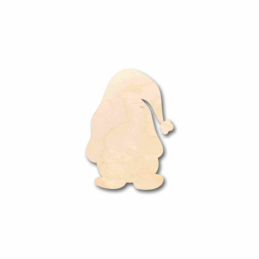 Unfinished Wood Christmas Gnome Silhouette - Craft - up to 46" DIY - NameSigns.com