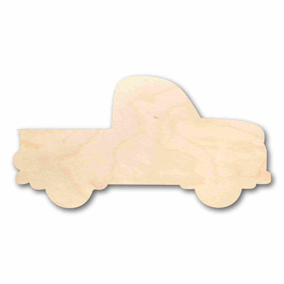 Unfinished Wood Christmas Tree Car Truck Silhouette - Craft - up to 46" DIY - NameSigns.com