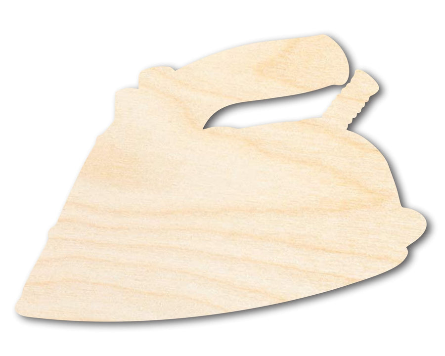 Unfinished Wood Clothing Iron Shape | DIY Craft Cutout | up to 46" DIY - NameSigns.com