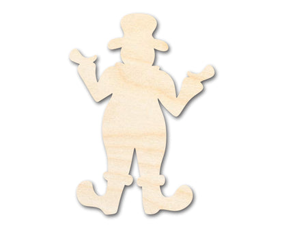 Unfinished Wood Clown Shape | Craft Cutout | up to 46" DIY - NameSigns.com