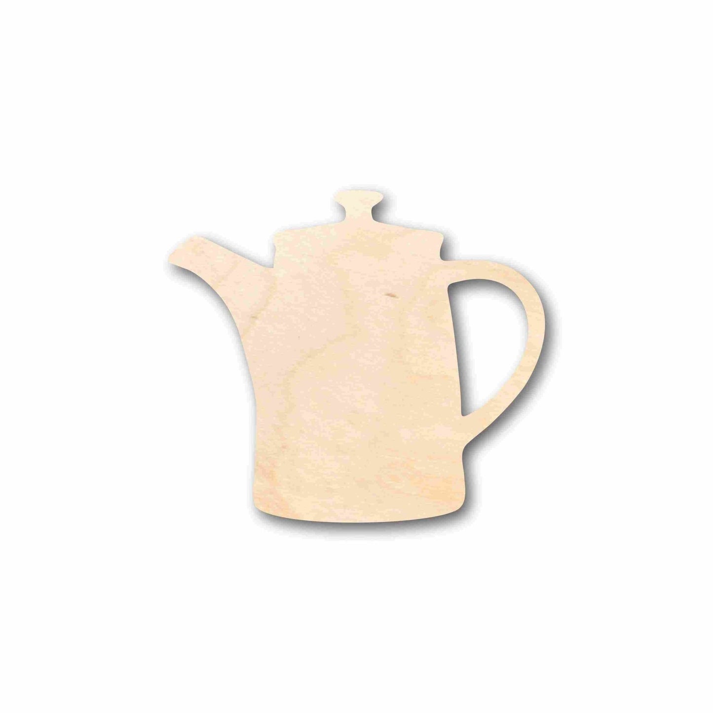 Unfinished Wood Coffee Pot Silhouette - Craft - up to 46" DIY - NameSigns.com