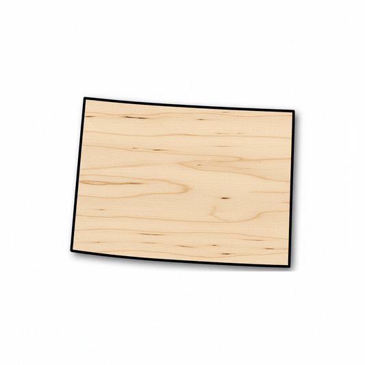 Unfinished Wood Colorado Shape - State - Craft - up to 46" DIY - NameSigns.com